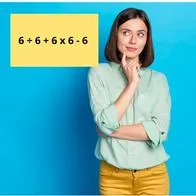 ¿Cuál es la respuesta de 6 ÷ 6 + 6 x 6 - 6? Desafío para resolver en pocos segundos