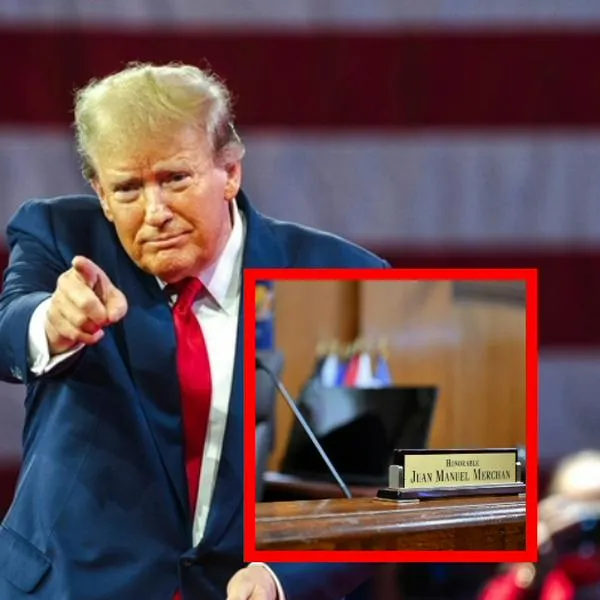 Donald Trump reaccionó a orden de juez Merchan, de origen Colombiano