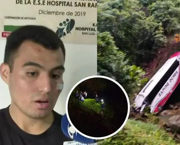Accidente de tránsito de bus en la vía Medellín-Bogotá: víctima dio crudo relato