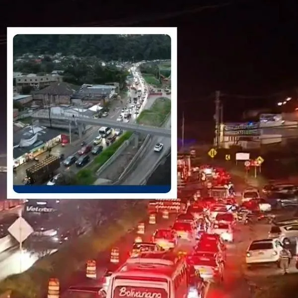 Foto de trancones, en nota de dónde hay obras de Girardot a Bogotá: aviso a viajeros por plan retorno en enero