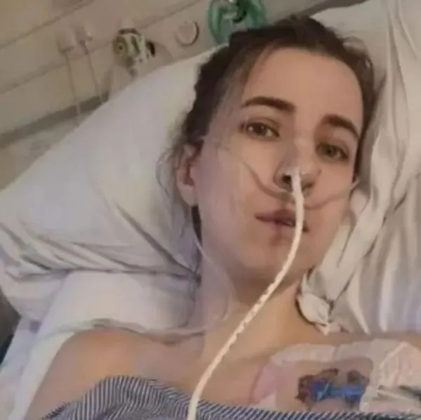 Joven pensó que tenía cólicos, pero era cáncer y le extirparon 8 órganos