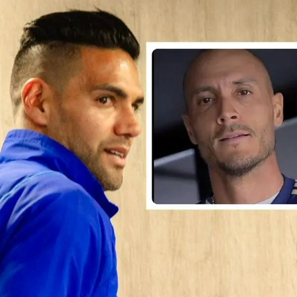 Fotos de Falcao García y David González, en nota de que Millonarios dijo qué pasa con Falcao García luego de no estar con David González