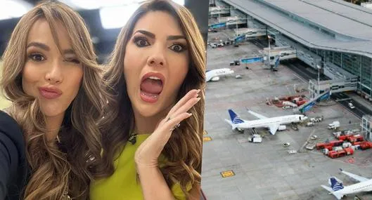 Violeta Bergonzi habló de robo en el aeropuerto El Dorado con carros de equipaje