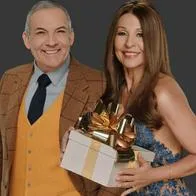 Cesar Escola y Amparo Grisales, en nota sobre cómo fue el 'rating' de 'Yo me llamo'
