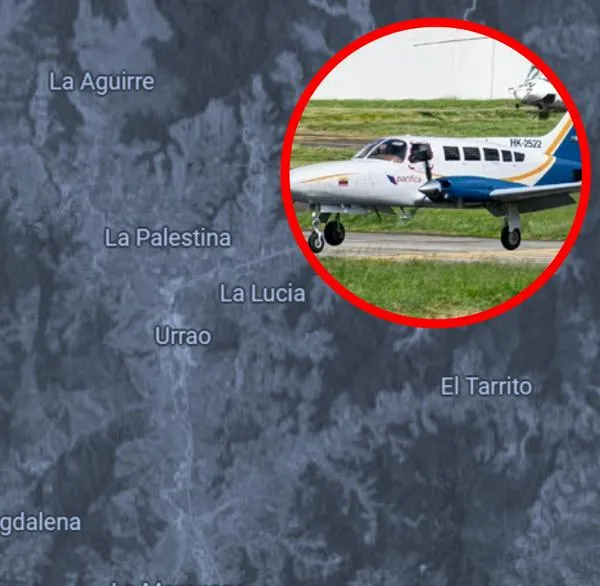 Avión desaparecido en Colombia. 