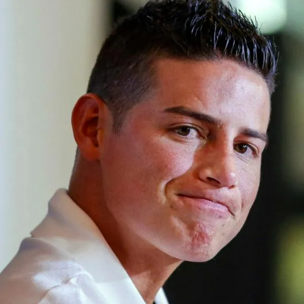 Foto de James Rodríguez, en nota de qué hizo Rayo Vallecano con James Rodríguez con aviso radical a prensa en España