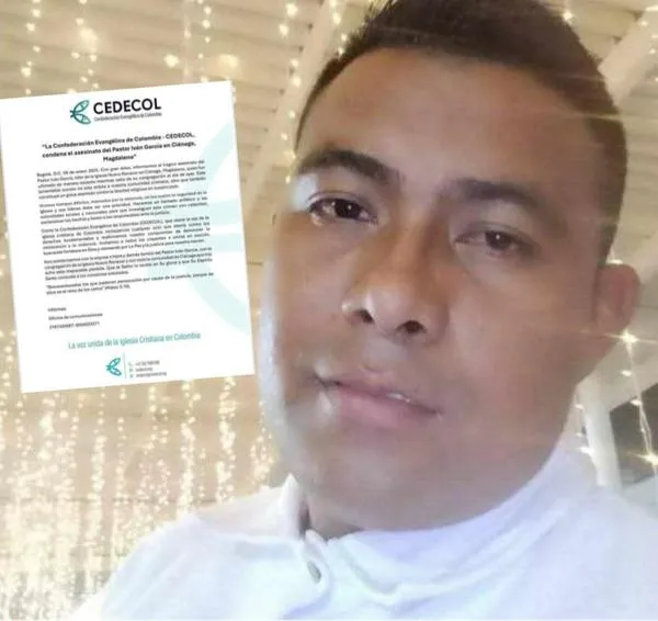 El pastor Iván García. Asesinado en Magdalena por sicario.