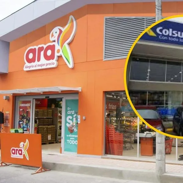 Imagen de Tiendas Ara y Supermercados Colsubsidio.