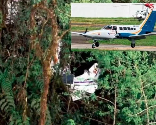 Accidente de avioneta en Antioquia: foto de tragedia no correspondería a avión