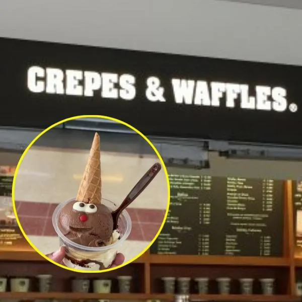 Crepes & Waffles, viral por hombre que expuso cambio en postre de helado payaso