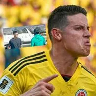 Filtraron primera foto de James Rodríguez en un aeropuerto de México: 'staff' de León, su posible nuevo equipo, lo fue a recibir.