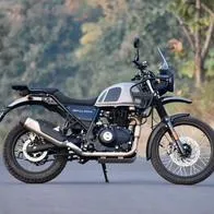 Imagen de referencia de motocicleta Royal Enfield Himalayan.