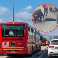 Persona quedó gravemente herida luego de saltar de un bus de Transmilenio