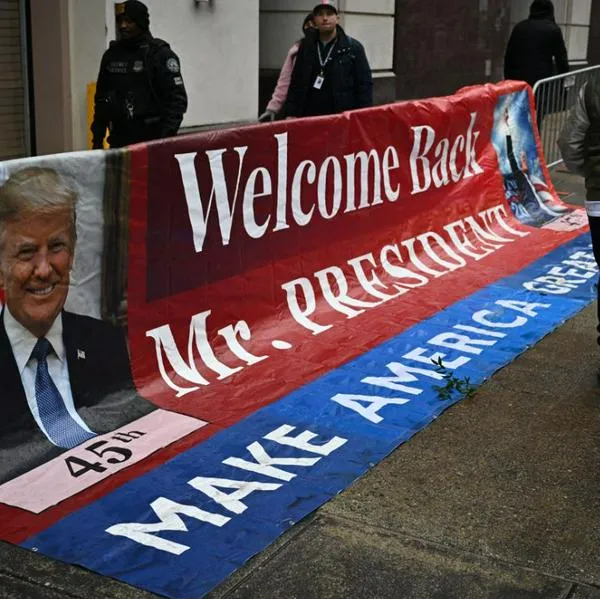 Imagen de referencia de manifestantes a favor de Trump