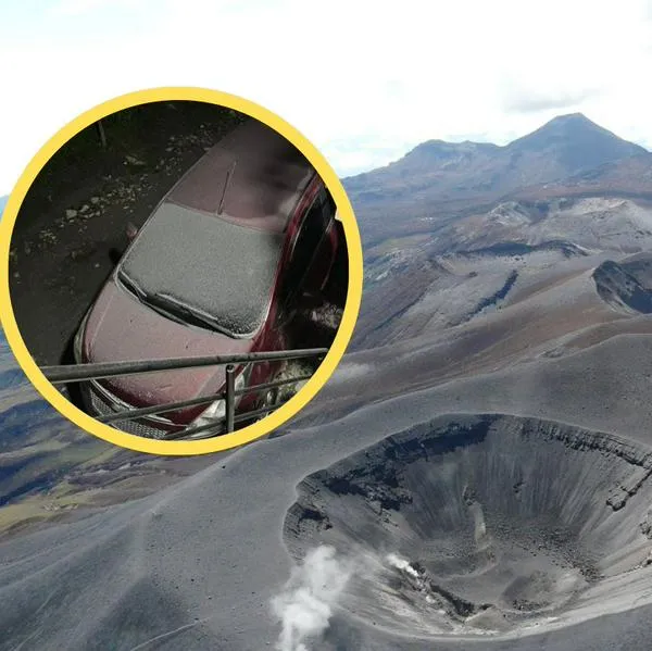 Preocupación por actividad del volcán Puracé: expulsión de ceniza y olor a azufre llegó hasta Popayán, donde ya hay alerta amarilla. 