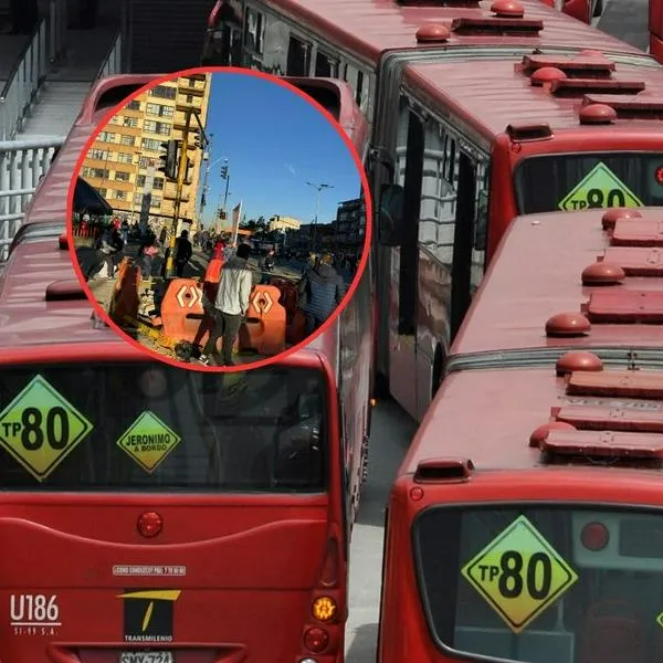 Estaciones de Transmilenio cerraron este 20 de enero por protestas en Bogotá