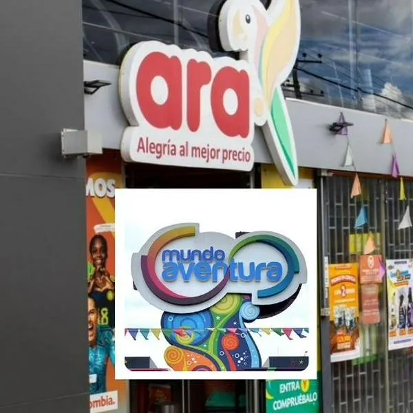 Fotos de Ara y Mundo Aventura, en nota de  cómo ganar en Ara pasajes a Mundo Aventura, por $ 35.000 en Bogotá hasta febrero