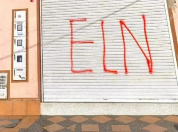 Aparecieron casas con grafitis del ELN en Ciudad Bolivar: alcaldía se pronunció