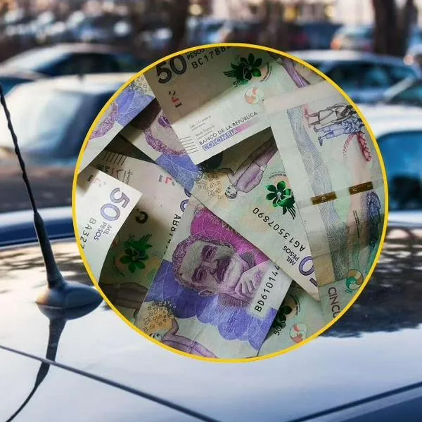 Imagen de referencia de parqueaderos y dinero en Bogotá.