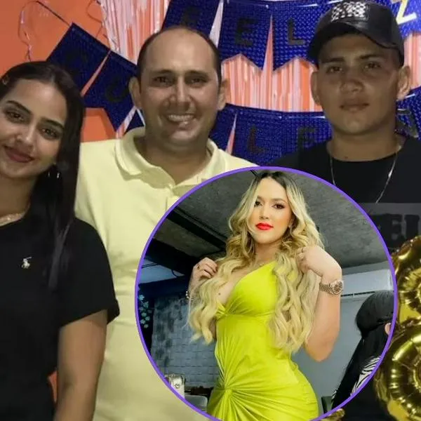 Familia Lora Rincón y Zaida Andrea Sánchez Polanco.