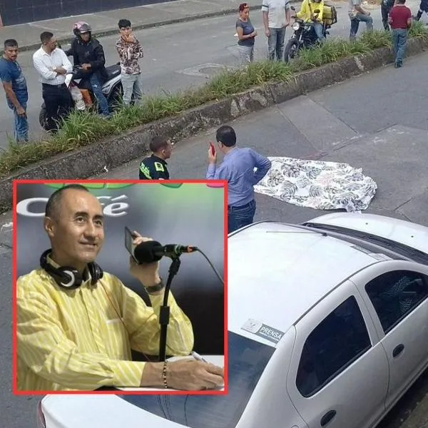 En esta calle asesinaron al periodista y excongresista del Cambio Radical Óscar Gómez Agudelo, en Armenia