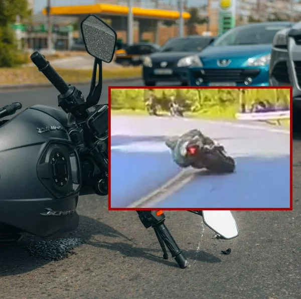 Accidente de Moto en Medellín.