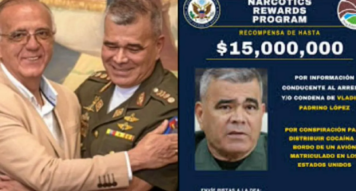 Foto de Iván Velásquez con Vladimir Padrino: polémica por recompensa de EE. UU.