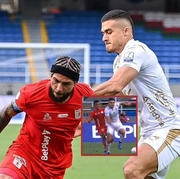 Así fue la expulsión de Cristian Barrios.