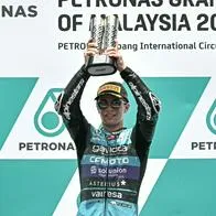 David Alonso tuvo un accidente previo al inicio de la Moto 2 y compartió foto que preocupó
