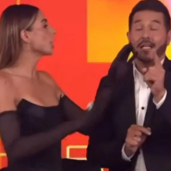 Carla Giraldo interrumpe a Marcelo Cezán en 'La casa de los famosos', de RCN