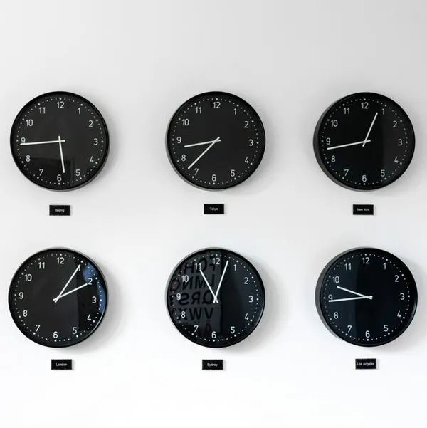 Horas en varias partes del mundo