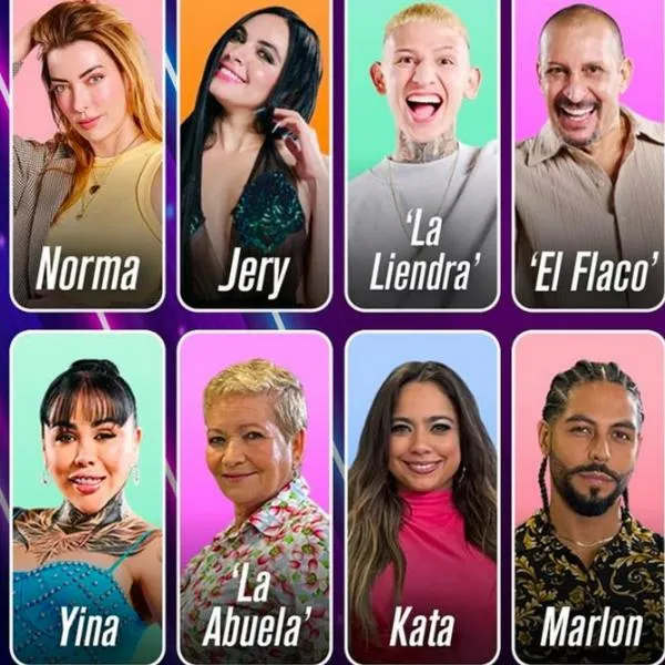 Celebridades de 'La casa de los famosos', a propósito del premio que se llevará el ganador.