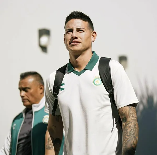 James Rodríguez juega con camiseta única en León: tiene marca con su celebración