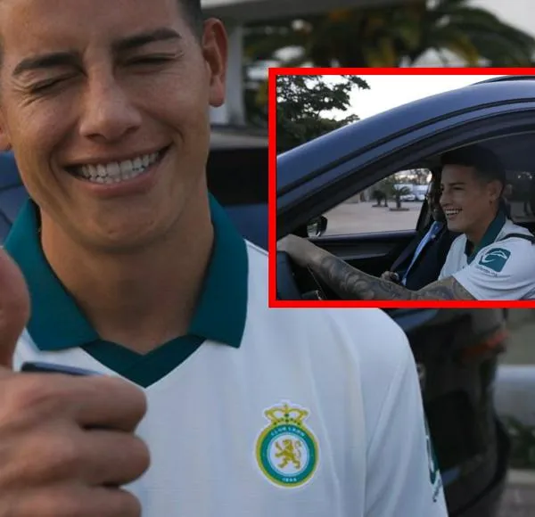 James Rodríguez, a propósito de la camioneta Mazda que le dieron de regalo en México