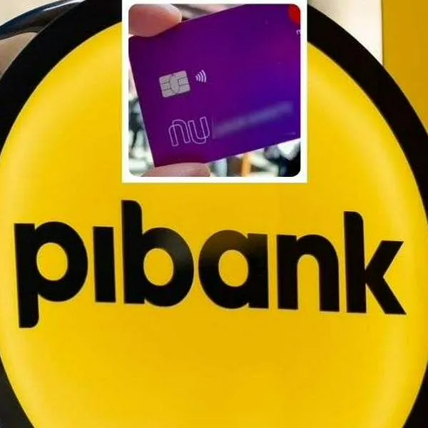 Foto de Pibank y de Nubank, en nota de que Pibank, rival de Nu y Lulo, hizo anuncio para sus clientes por alerta en febrero.