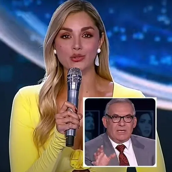 Fotos de Melina Ramírez y César Escola, en nota de por qué Melina Ramírez reclamó a César Escola afuera de Yo me llamo 2025