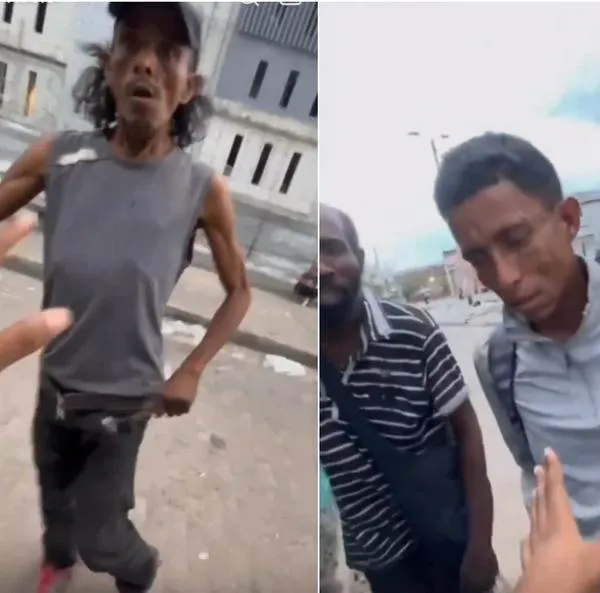 'Influencer' en Cali les hizo broma a habitantes de calle y terminó suplicando: video es viral