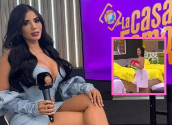 La casa de los famosos: Karina dejó ver más de la cuenta de nuevo