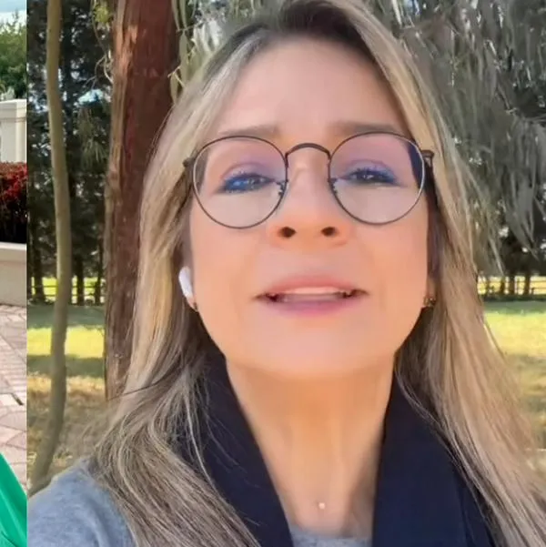 Vicky Dávila y Félix de Bedout