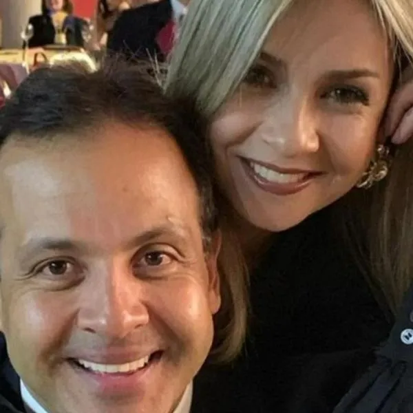 Vicky Dávila y su esposo José Amiro Gnecco.