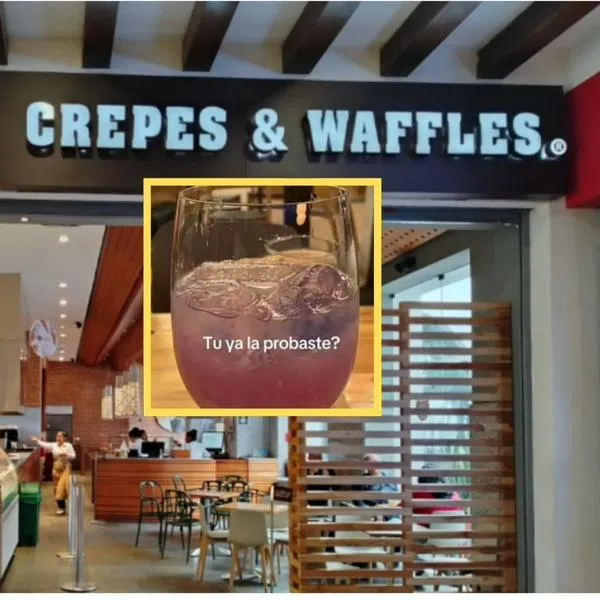 Crepes & Waffles bebida: tiene producto que cambia de color por menos de $ 10.000 
