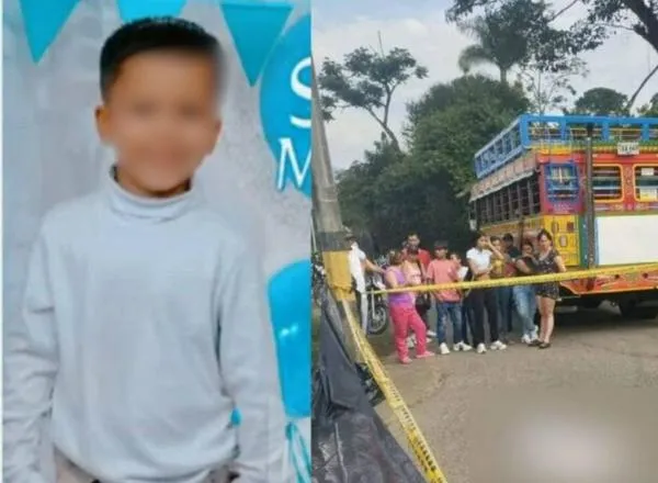 Niño de 4 años murió tras ser arrollado por bus en Tapartó al salir de su casa
