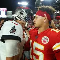 Tom Brady y Patrick Mahomes.