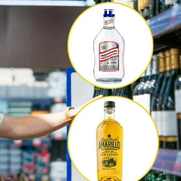 Consumidor, Aguardiente Antioqueño y Aguardiente Amarillo.