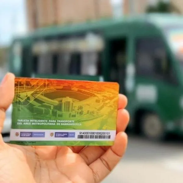 Tarjeta Sibus Barranquilla.