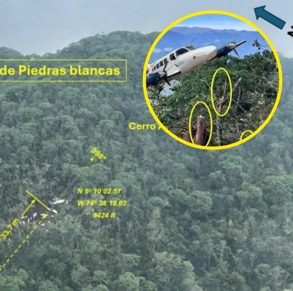 Informe de accidente de avioneta en Antioquia.