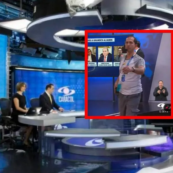 Operador de cámara de Noticias Caracol cometió error en vivo 