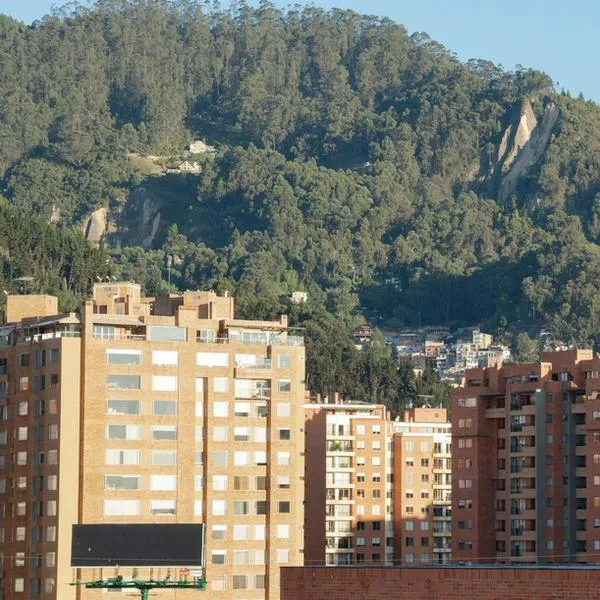 Zona de apartamentos en Bogotá.