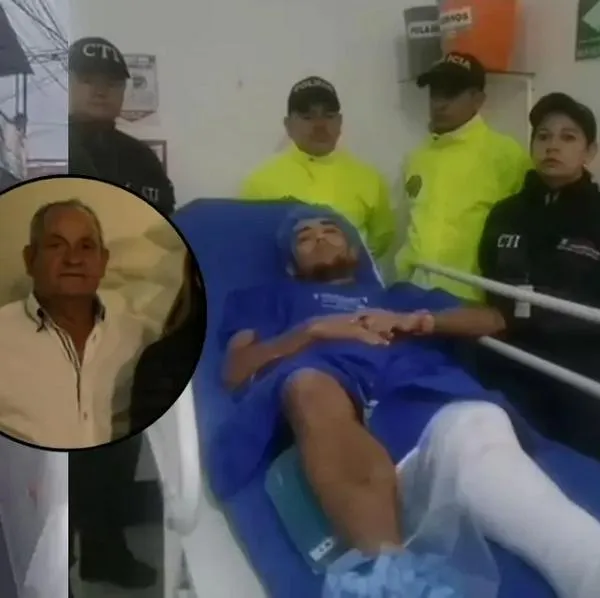 Impactante video de cómo cayeron los asesinos del dueño de arepas El Carriel; uno intentó escapar y se enfrentó a bala con la Policía.
