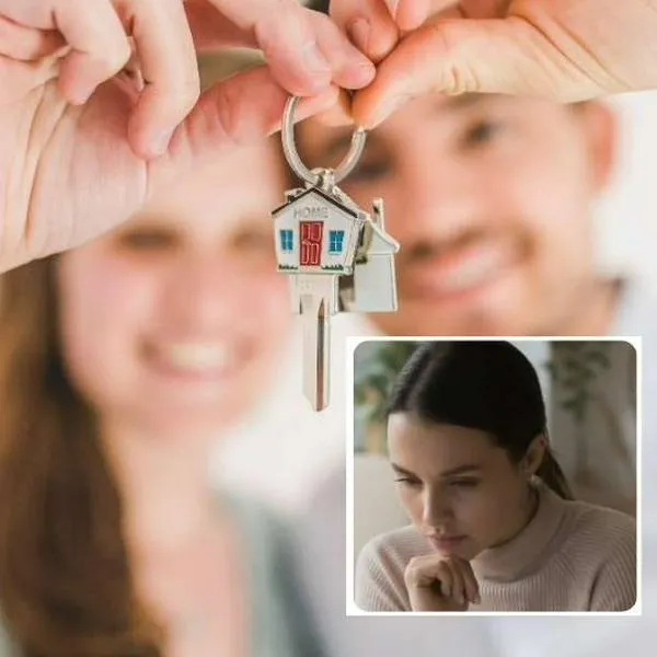 Foto compra de vivienda y mujer pensando, en nota qué tan rentable es comprar vivienda en Colombia, según dato de expertos en 2025